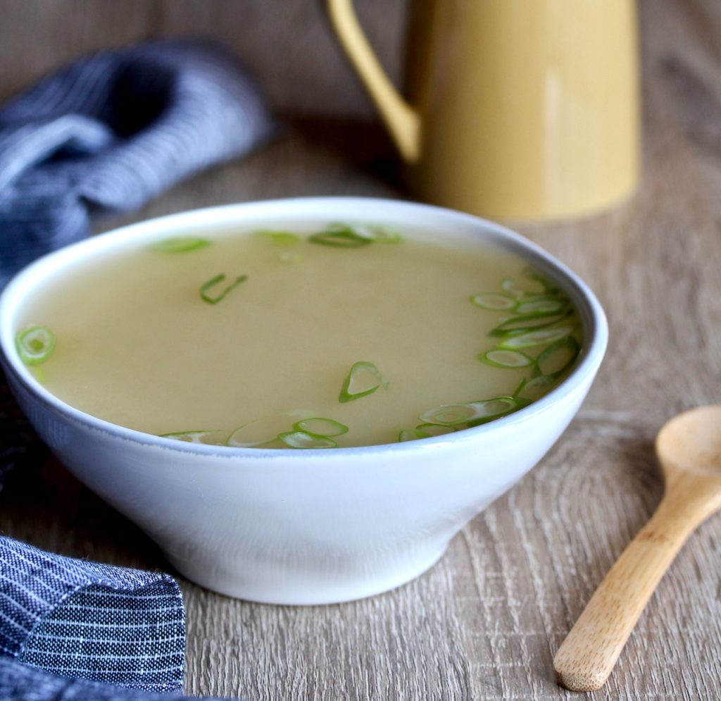 Now that you’ve mastered dashi, it’s time to make Homemade Miso Soup. Who needs carryout when you can make it yourself? @cookinRD | sarahaasrdn.com