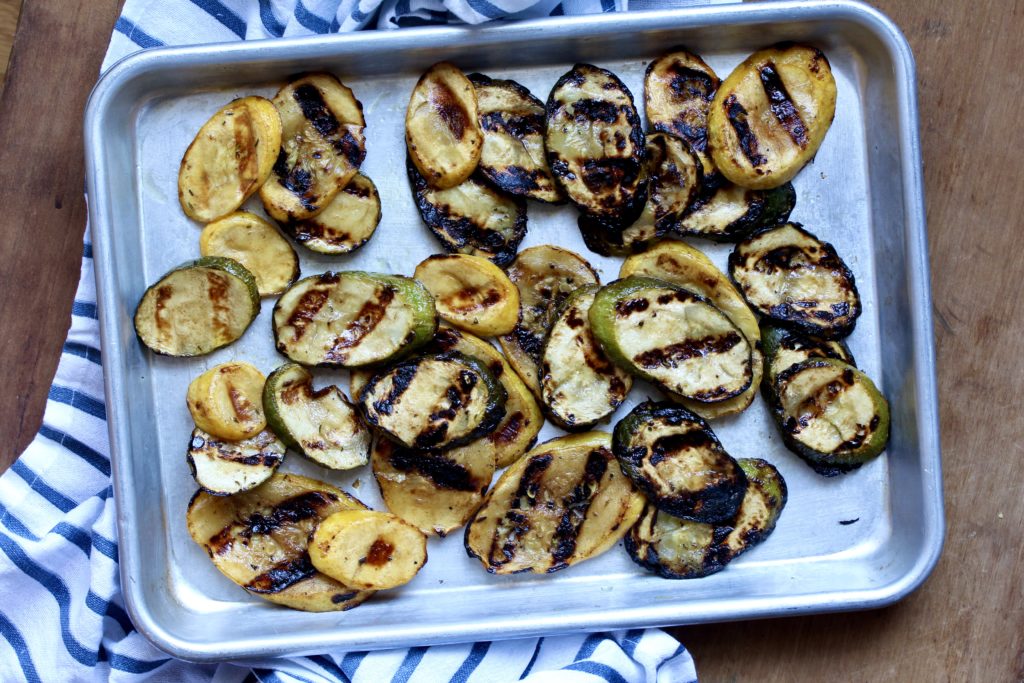 Marinated Grilled Vegetables | @cookinRD